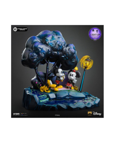 Statuette Iron Studios - Mickey, Minnie and Pluto's Day at the Park - Disney Classics - Deluxe Art Scale 1/10