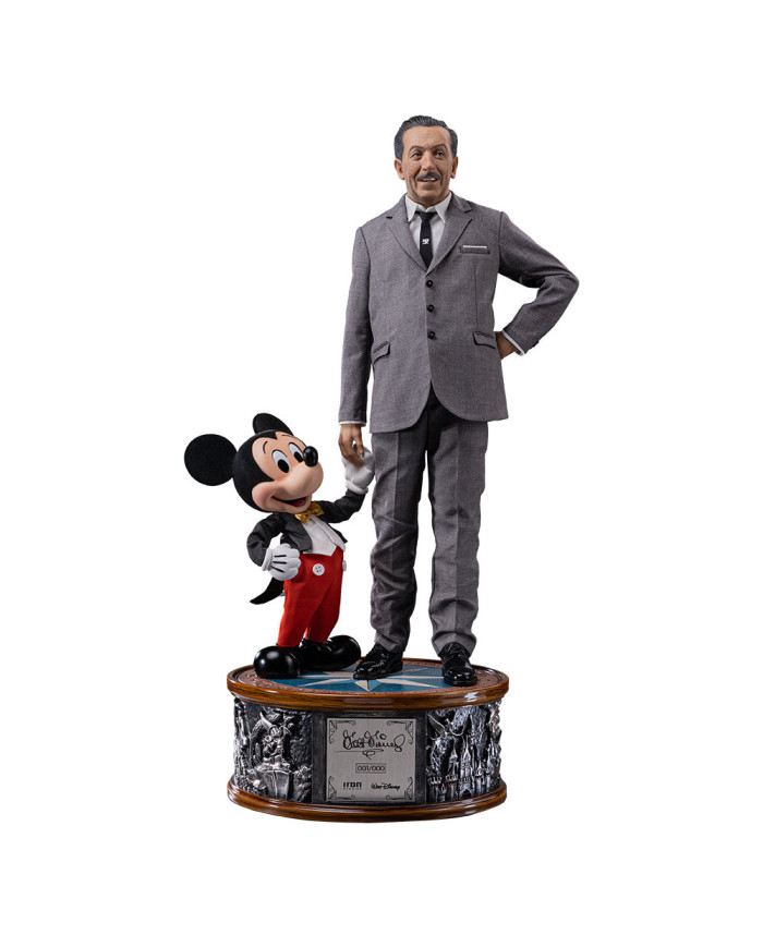 Statuette Iron Studios - Walt Disney & Mickey Mouse - Disney Classics - Legacy Replica 1/4