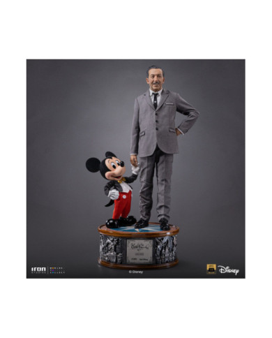 Statuette Iron Studios - Walt Disney & Mickey Mouse - Disney Classics - Legacy Replica 1/4