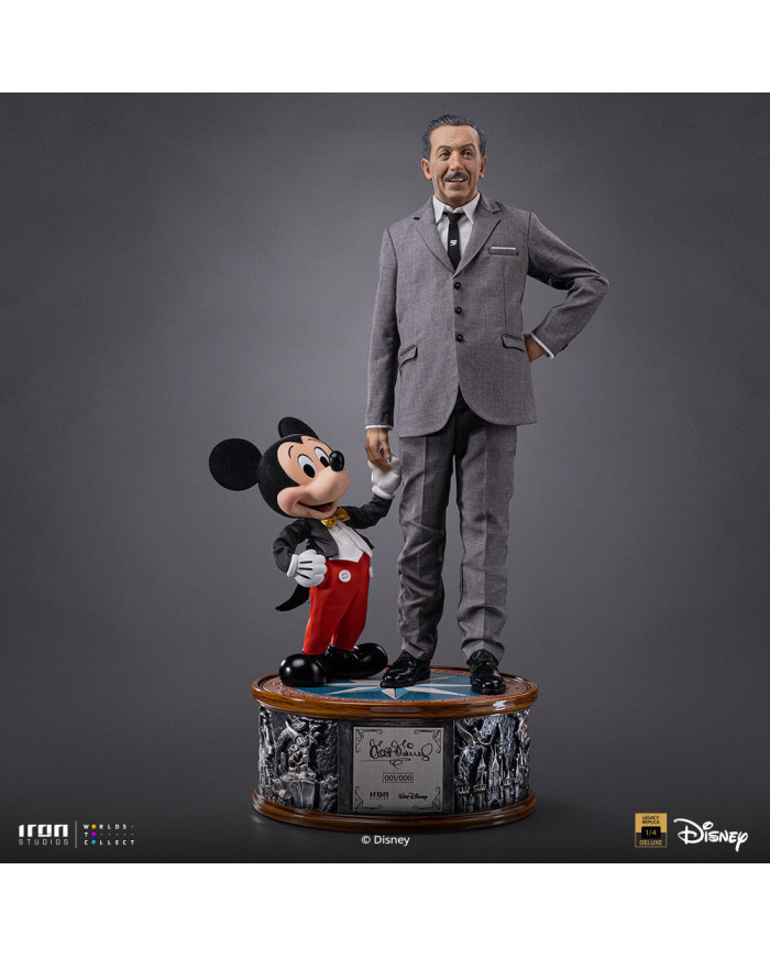 Statuette Iron Studios - Walt Disney & Mickey Mouse - Disney Classics - Legacy Replica 1/4