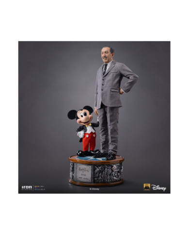 Statuette Iron Studios - Walt Disney & Mickey Mouse - Disney Classics - Legacy Replica 1/4