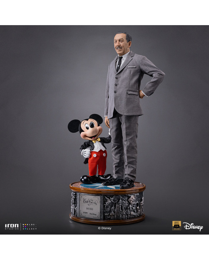 Statuette Iron Studios - Walt Disney & Mickey Mouse - Disney Classics - Legacy Replica 1/4