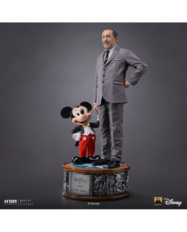 Statuette Iron Studios - Walt Disney & Mickey Mouse - Disney Classics - Legacy Replica 1/4