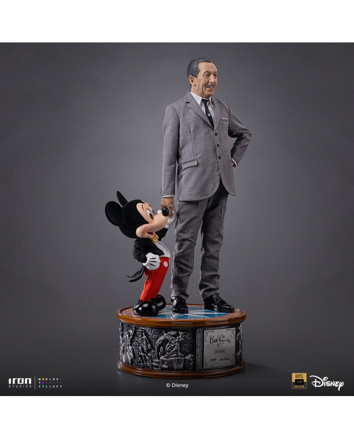 Statuette Iron Studios - Walt Disney & Mickey Mouse - Disney Classics - Legacy Replica 1/4