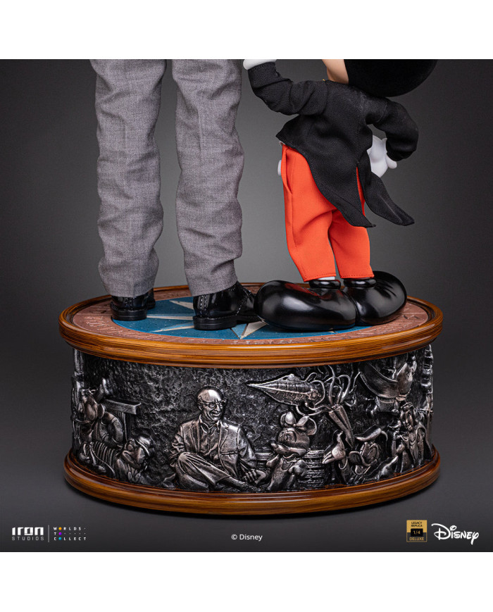 Statuette Iron Studios - Walt Disney & Mickey Mouse - Disney Classics - Legacy Replica 1/4