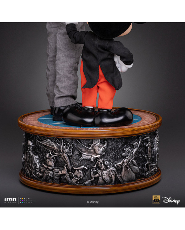 Statuette Iron Studios - Walt Disney & Mickey Mouse - Disney Classics - Legacy Replica 1/4
