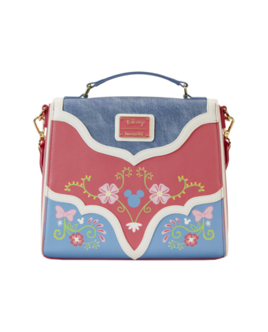Sac à bandoulière Loungefly - Western Mickey & Minnie Fringe