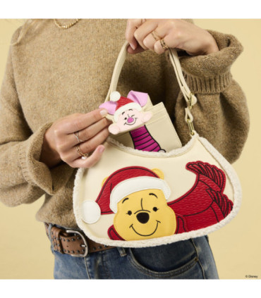 Sac à bandoulière Loungefly - Winnie the Pooh and Piglet Holiday
