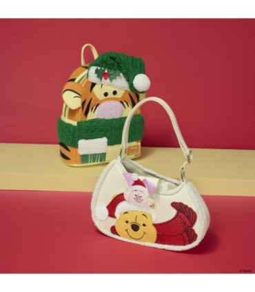 Sac à bandoulière Loungefly - Winnie the Pooh and Piglet Holiday