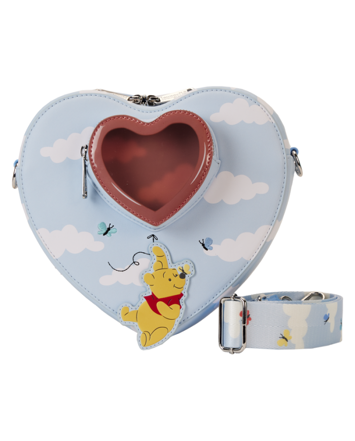 Sac à bandoulière Loungefly - Winnie the Pooh & Friends Floating Balloons Heart Shaped