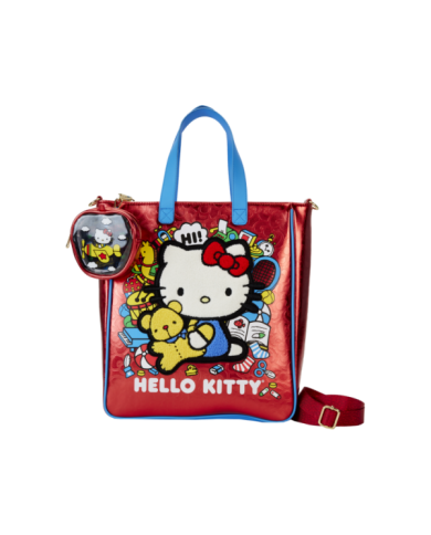 Tote Bag Loungefly - Sanrio Hello Kitty 50ème Anniversaire Metallic with Coin Bag