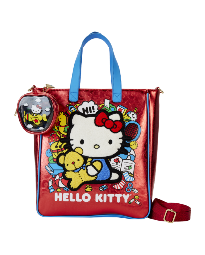 Tote Bag Loungefly - Sanrio Hello Kitty 50ème Anniversaire Metallic with Coin Bag