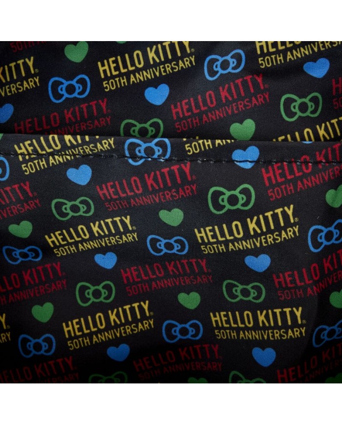 Sac à dos Loungefly - Sanrio Hello Kitty 50ème Anniversaire All-Over Print Nylon Square