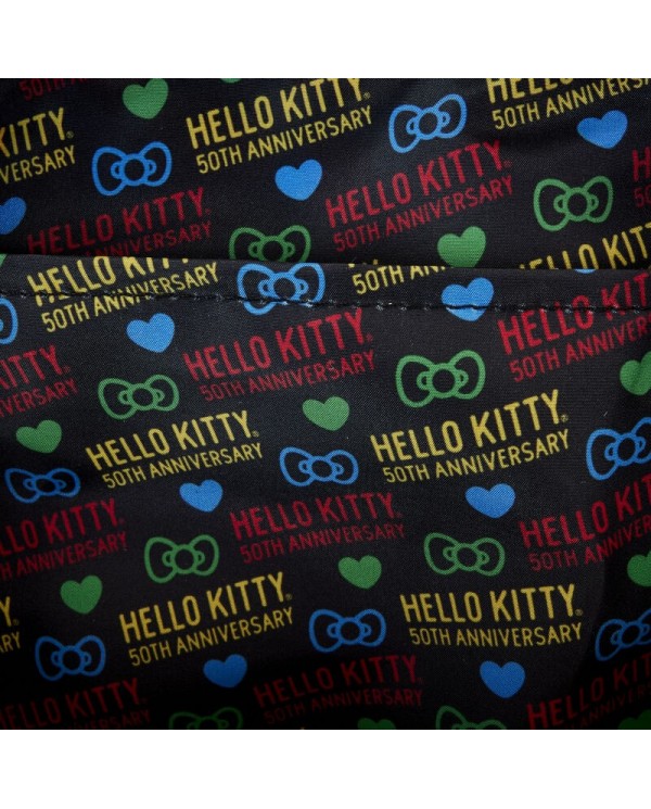 Sac à dos Loungefly - Sanrio Hello Kitty 50ème Anniversaire All-Over Print Nylon Square