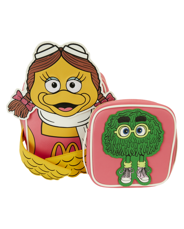 Sac à bandoulière Loungefly - McDonald's Birdie the Early Bird Crossbuddies® Crossbody Bag with Fry