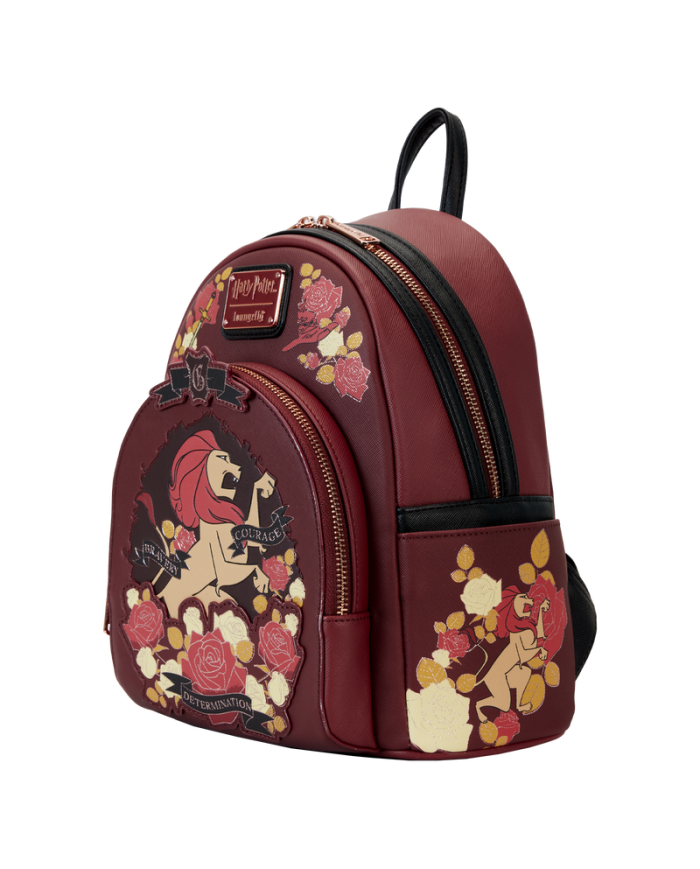 Sac à dos Loungefly - Harry Potter Gryffindor House Floral Tattoo