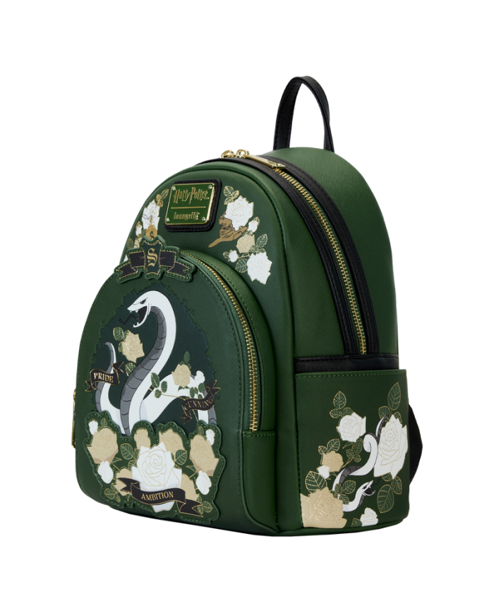Sac à dos Loungefly - Harry Potter Slytherin House Floral Tattoo