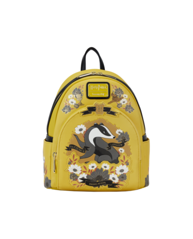 Sac à dos Loungefly - Harry Potter Hufflepuff House Floral Tattoo