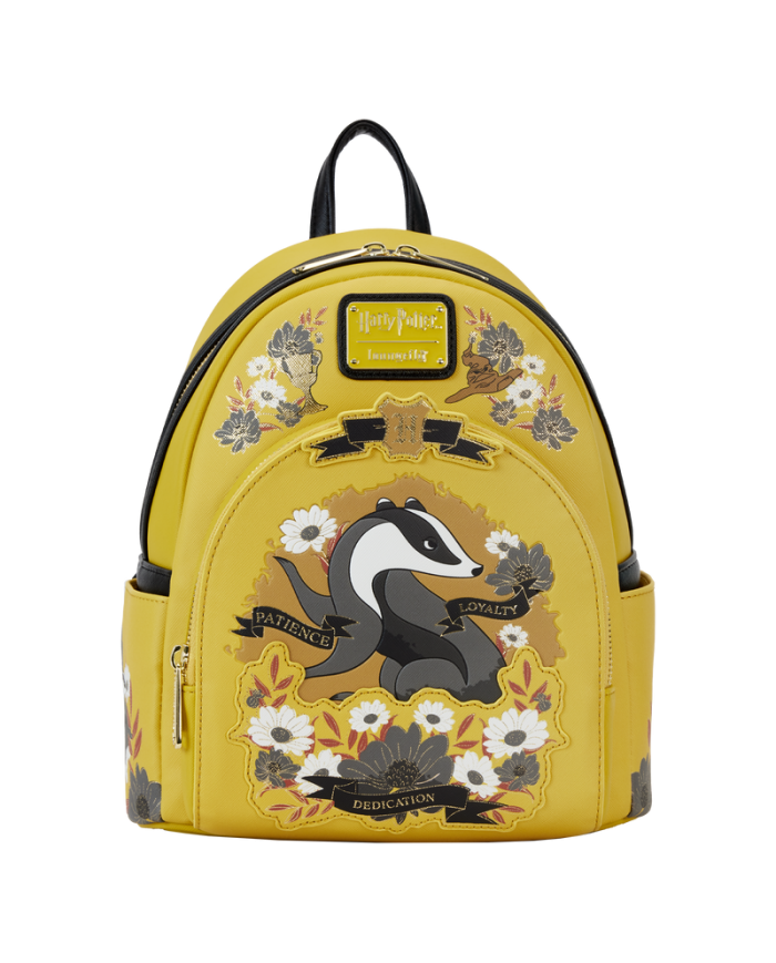 Sac à dos Loungefly - Harry Potter Hufflepuff House Floral Tattoo