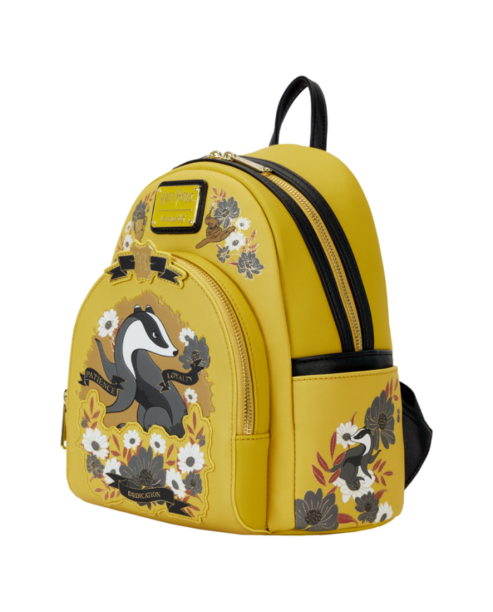 Sac à dos Loungefly - Harry Potter Hufflepuff House Floral Tattoo
