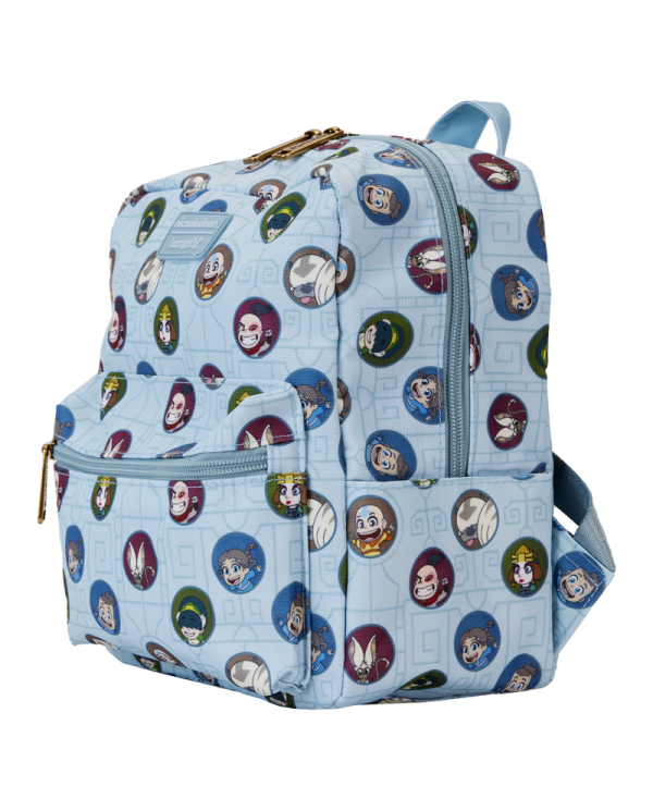 Sac à dos Loungefly - Avatar The Last Airbender All-Over Print Nylon Square