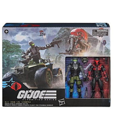 Figurine Snake Eyes Vs Stealth Viper  G.I. Joe Hasbro