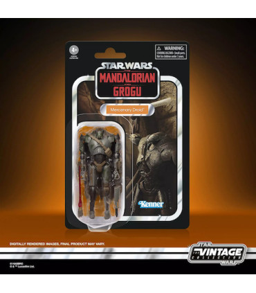 Figurine Mercenary Droid  Star Wars Vintage Collection