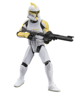 Figurine Star Wars Épisode II Commandant Clone - Vintage Collection Hasbro 10 cm