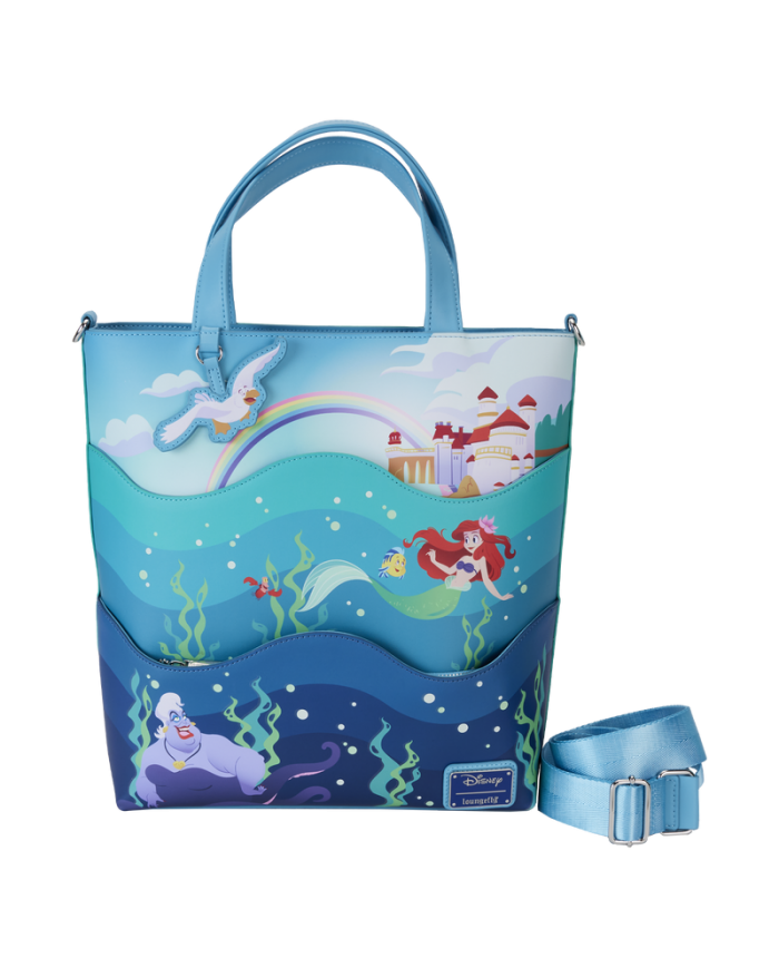 Tote Bag Loungefly - La Petite Sirène 35ème Anniversaire Life is the bubbles Glow