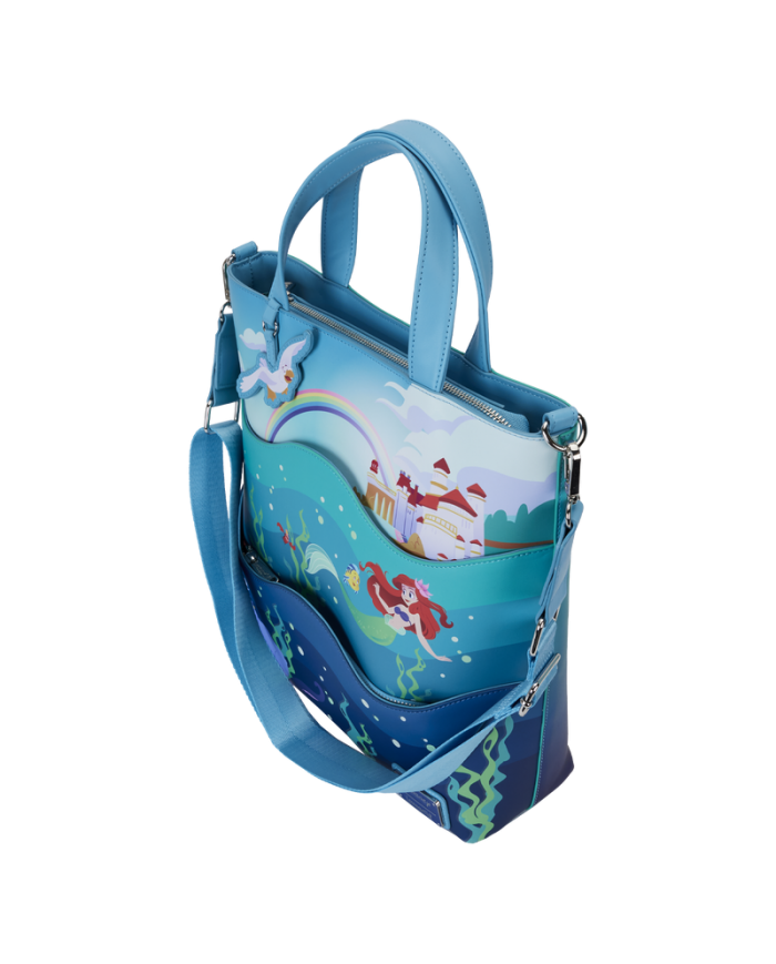 Tote Bag Loungefly - La Petite Sirène 35ème Anniversaire Life is the bubbles Glow