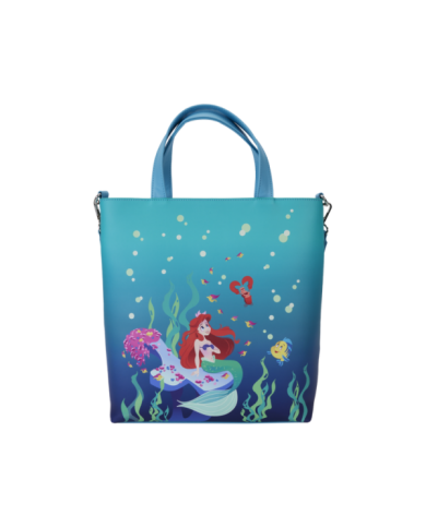 Tote Bag Loungefly - La Petite Sirène 35ème Anniversaire Life is the bubbles Glow