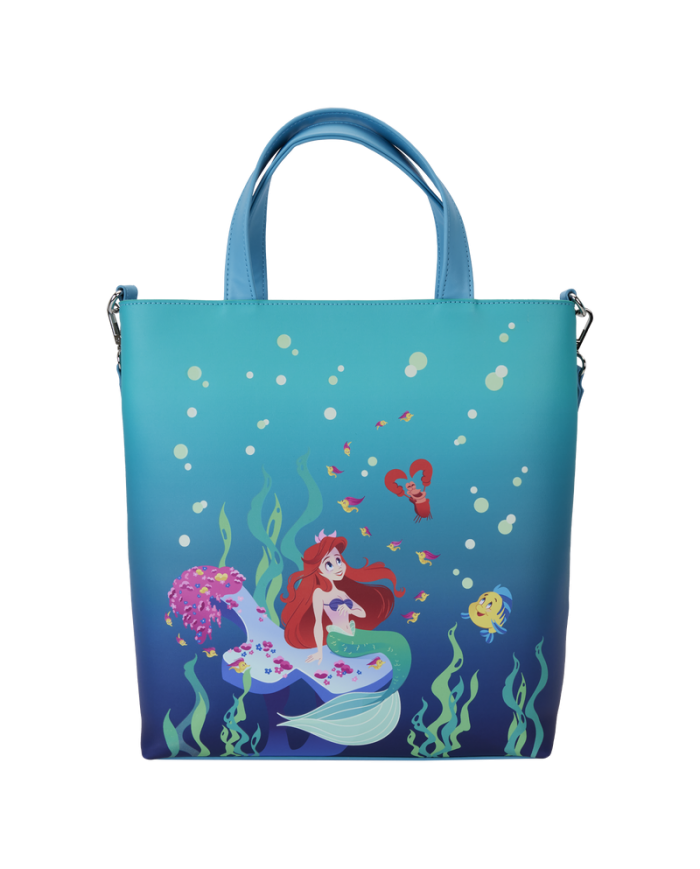 Tote Bag Loungefly - La Petite Sirène 35ème Anniversaire Life is the bubbles Glow
