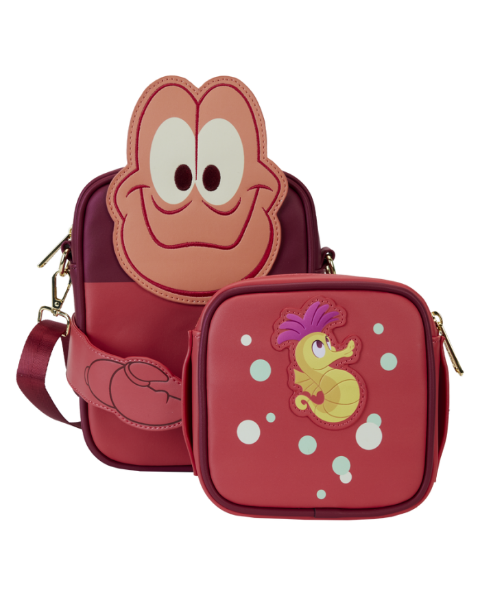 Sac à bandoulière Loungefly - La Petite Sirène 35ème Anniversaire Sebastien Crossbuddies Cosplay