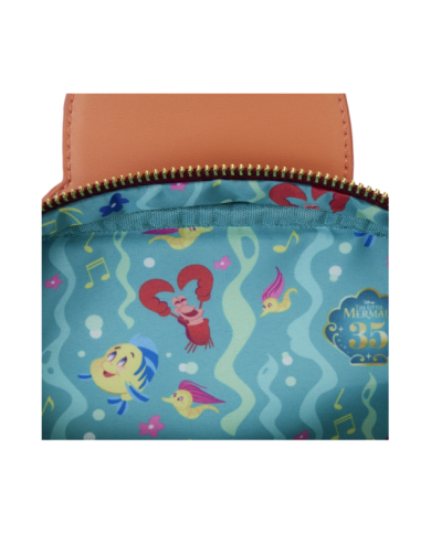 Sac à bandoulière Loungefly - La Petite Sirène 35ème Anniversaire Sebastien Crossbuddies Cosplay