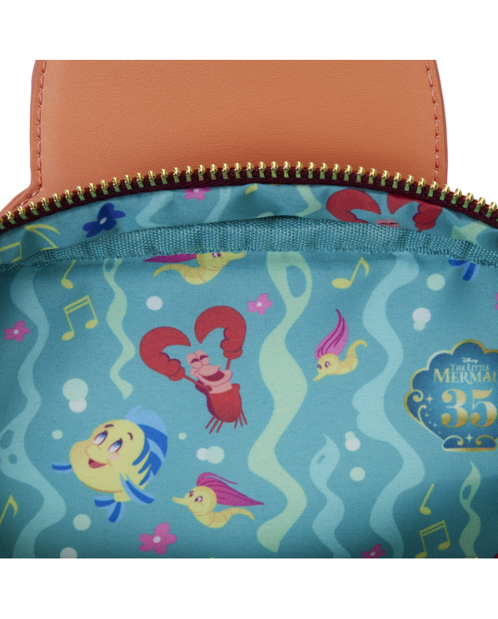 Sac à bandoulière Loungefly - La Petite Sirène 35ème Anniversaire Sebastien Crossbuddies Cosplay