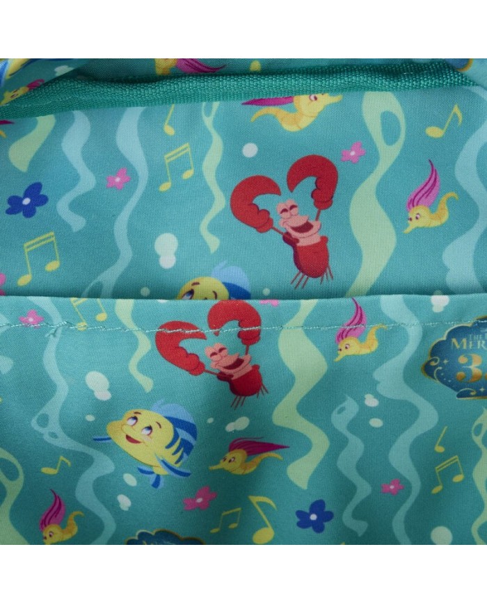 Sac à dos Loungefly - La Petite Sirène 35ème Anniversaire Life Is The Bubbles AOP