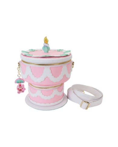 Sac à bandoulière Loungefly - Alice au Pays des Merveilles Unbirthday Cake Figural Glow