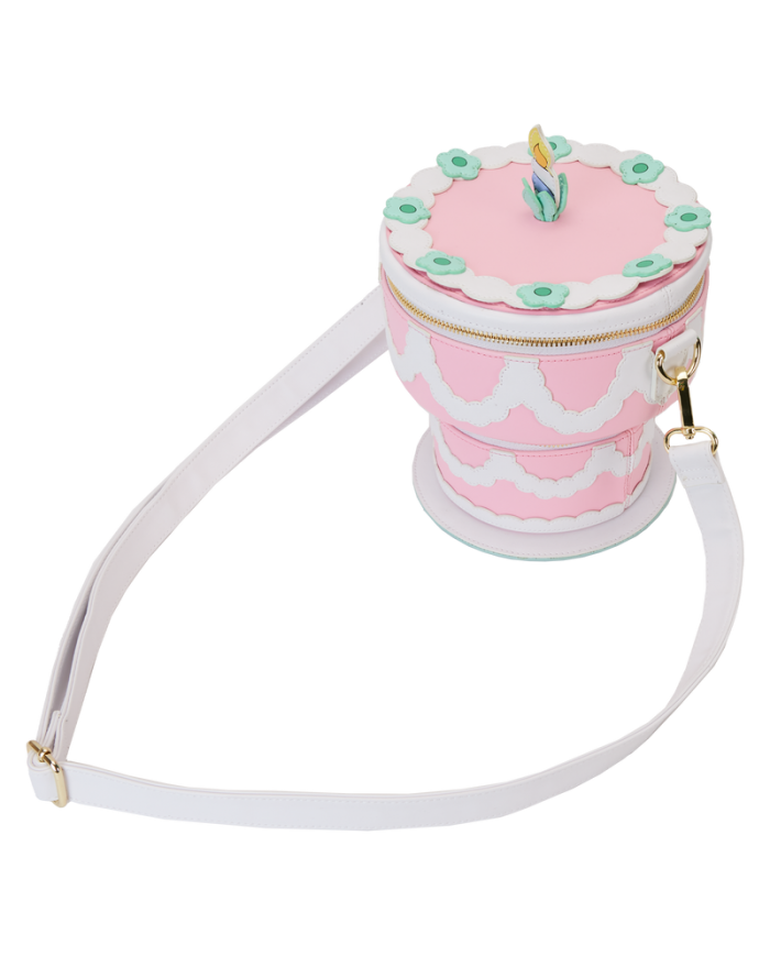 Sac à bandoulière Loungefly - Alice au Pays des Merveilles Unbirthday Cake Figural Glow