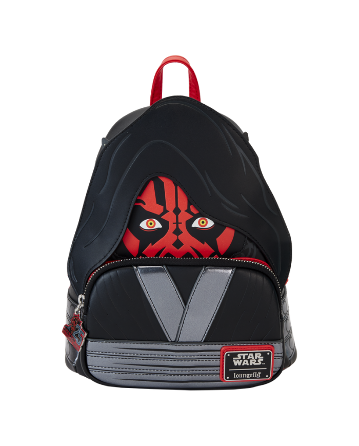 Sac à dos Loungefly - Star Wars La Menace Fantôme 25ème Anniversaire Darth Maul Glow Cosplay