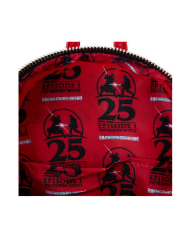 Sac à dos Loungefly - Star Wars La Menace Fantôme 25ème Anniversaire Darth Maul Glow Cosplay