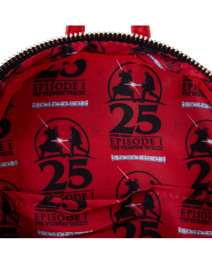 Sac à dos Loungefly - Star Wars La Menace Fantôme 25ème Anniversaire Darth Maul Glow Cosplay