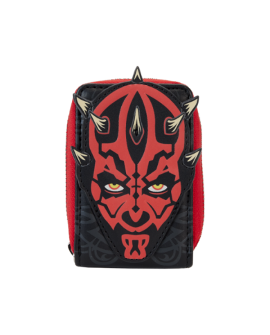 Portefeuille Loungefly - Star Wars La Menace Fantôme 25ème Anniversaire Darth Maul Glow Cosplay