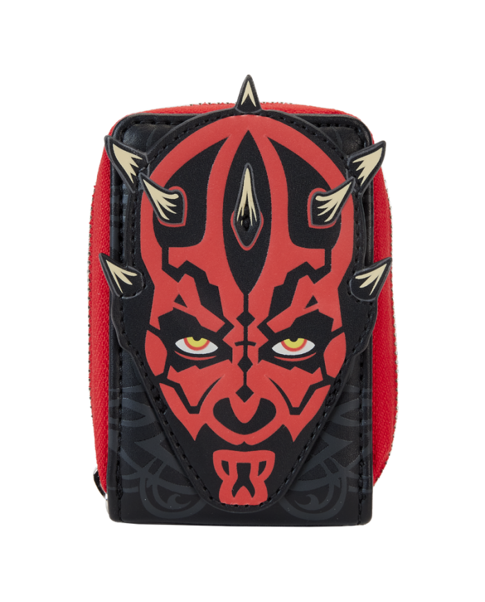 Portefeuille Loungefly - Star Wars La Menace Fantôme 25ème Anniversaire Darth Maul Glow Cosplay
