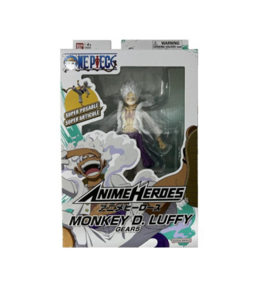 Figurine Luffy Gear 5  One Piece Anime Heroes 17 cm