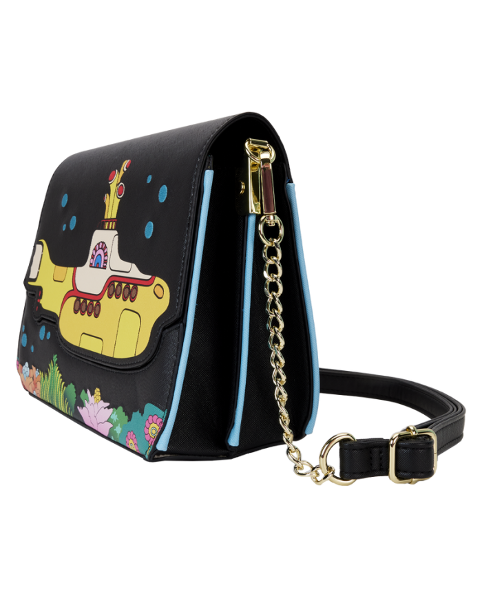 Sac à bandoulière Loungefly - The Beatles Yellow Submarine Flap Pocket