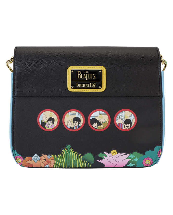 Sac à bandoulière Loungefly - The Beatles Yellow Submarine Flap Pocket