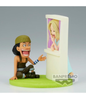 Figurine One Piece Usopp & Kaya - WCF-Log Stories Banpresto 7 cm