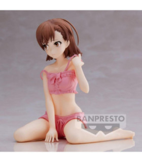 Figurine A Certain Scientific Railgun Mikoto Misaka - Relax Time Banpresto 11 cm