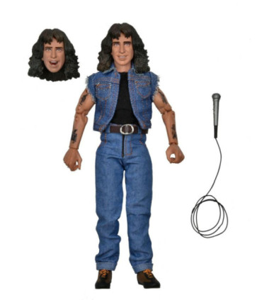 Figurine Bon Scott  AC/DC Habillée 20 cm
