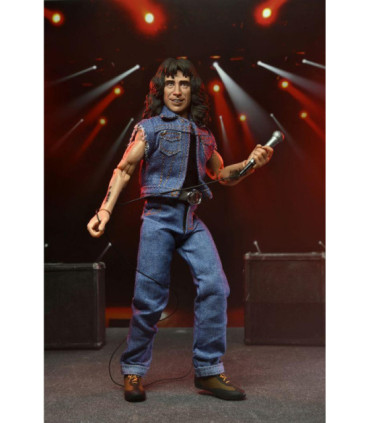 Figurine Bon Scott  AC/DC Habillée 20 cm